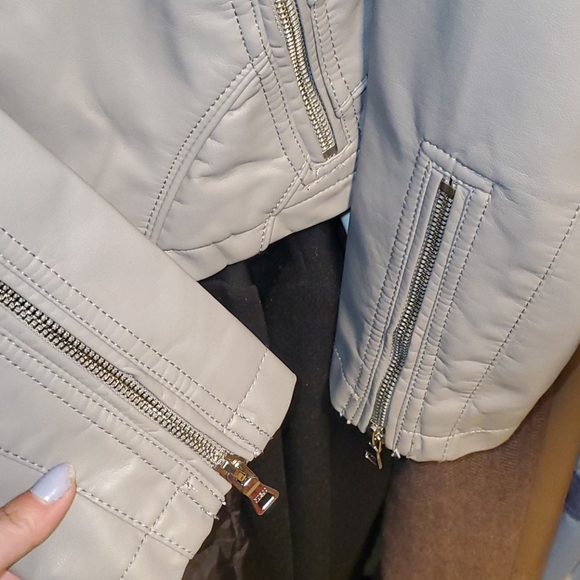 Guess Faux Leather Jacket - Picture 3 of 9